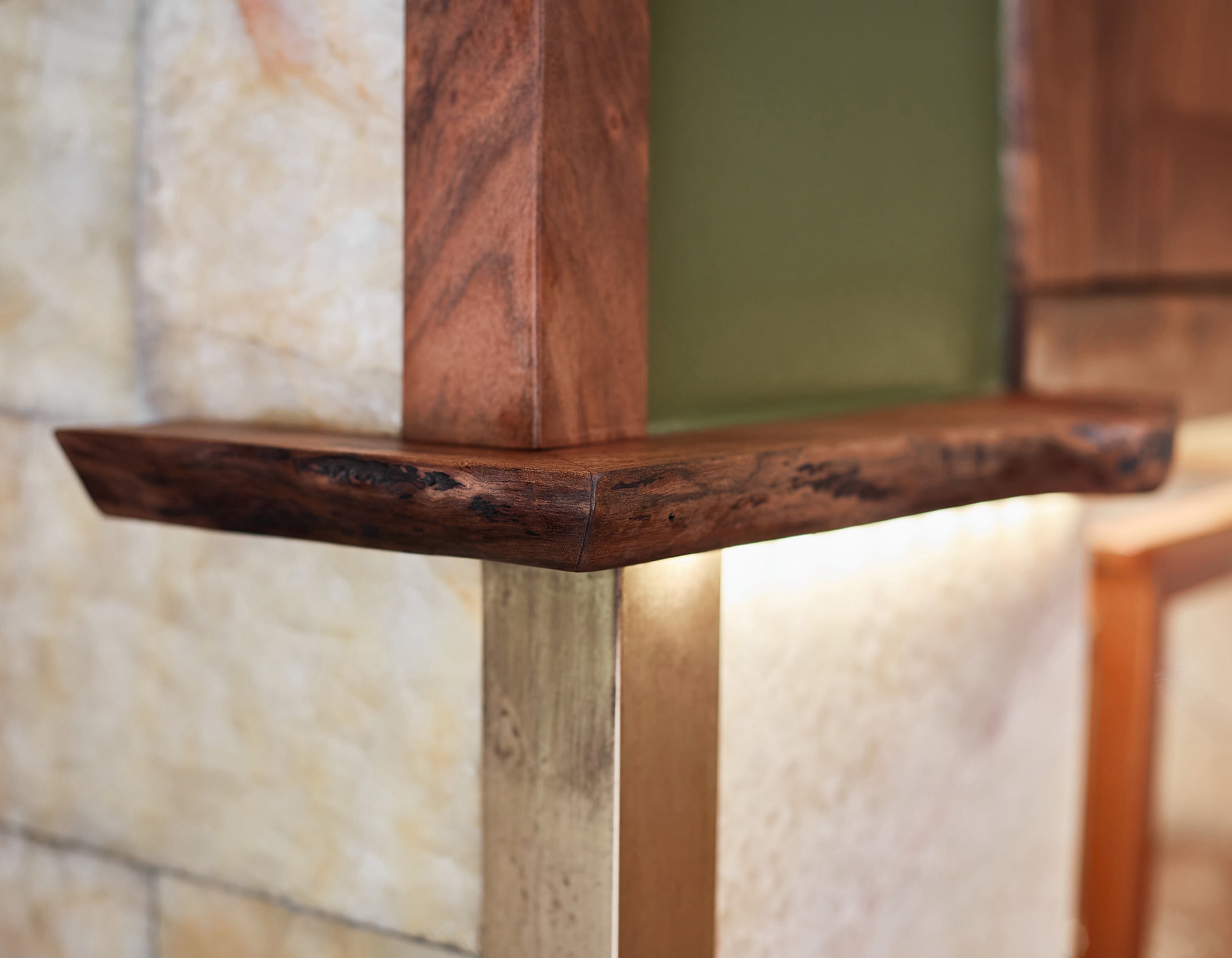 Elevate your home's ambiance with Live Edge Home Ornamentation and Accents, expertly crafted from rich Black Walnut Live Edge wood. Each piece is meticulously tailored to fit your home, adding a touch of warm and inviting wood tones that enhance the overall mood. Discover how these exquisite accents can transform your living space into a haven of natural elegance and style.